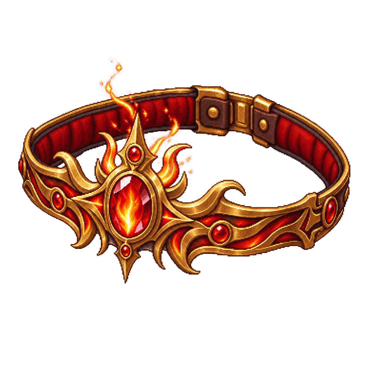 Static high-resolution pixel-art illustration of Circlet of Blasting.