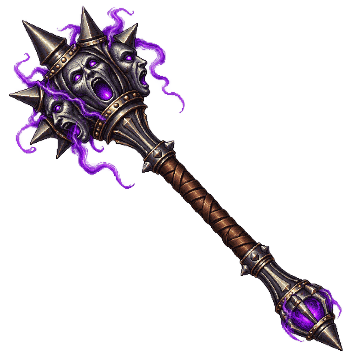 Static high-resolution pixel-art illustration of Mace of Terror.
