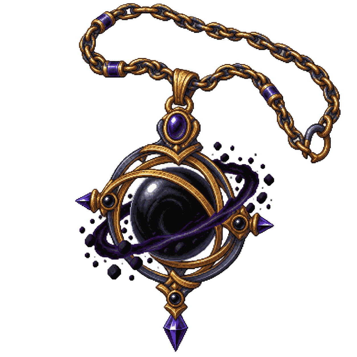 Static high-resolution pixel-art illustration of Talisman of the Sphere.